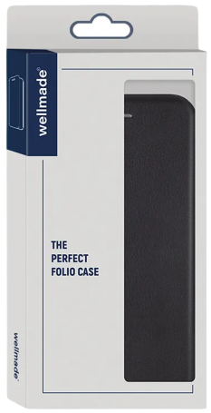 Wellmade Чехол-книжка для Infinix Note 11s черный
