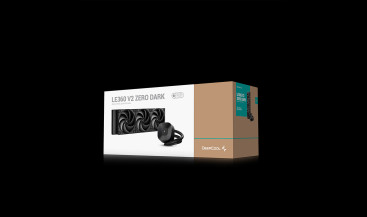 DEEPCOOL LE360 V2 ZERO DARK, LGA1851/1700/1200/115X/AM5/AM4, Black