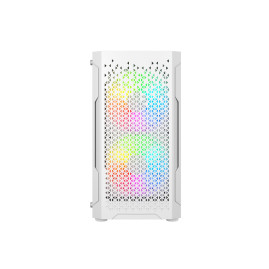 Powercase Mistral Micro Z3W Mesh LED, mATX, 3x120mm, White, CMIMZW-L3