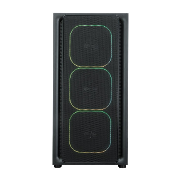 XASTRA A411M 4ARGB-FG, mATX, 4x120mm ARGB, Black, A411M-4FG12A