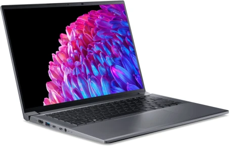 Ноутбук Acer Swift X 14 SFX14-72G-76LG Core Ultra 7 155H 16Gb SSD1Tb NVIDIA GeForce RTX4060 8Gb 14.5" OLED WQXGA+ (2880x1800) без ОС metall WiFi BT Cam (NX.KR8CD.001)