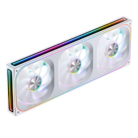 Вентилятор JONSBO ZA-360W (3 in 1) 362х123х28мм (16шт/кор, PWM, ARGB LED, 700-2400об/мин, белый) Retail