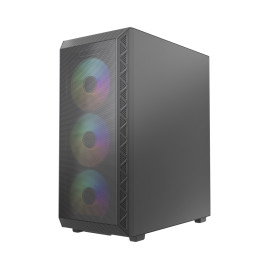 Powercase Mistral S4B ARGB, ATX, 4x120mm ARGB, Black, CMSB-A4