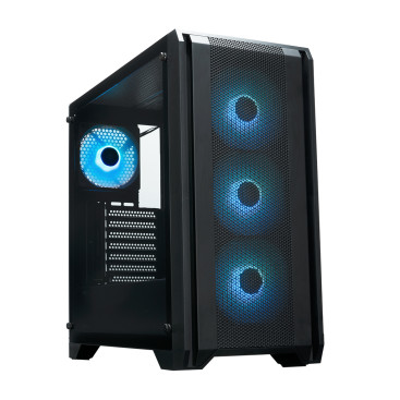 XASTRA A500 4ARGB, ATX, 4x120mm ARGB, Black, A500-BK-FC120ARGB-4F-GL