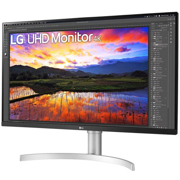 31.5" LG 4K 32UN650K-W, белый