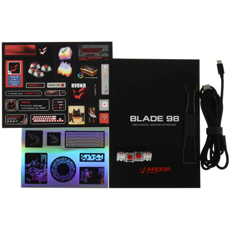 Клавиатура ARDOR GAMING Blade 98 механическая проводная (Черный)