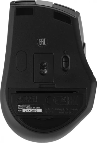 A4Tech Fstyler FG35, беспроводная, 2000dpi, серый/черный