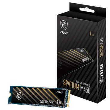 MSI SPATIUM M450 1TB M.2 2280 PCIe Gen4x4 3400/2500 S78-440L0M0-P83