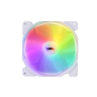 Вентилятор 1STPLAYER F1-PLUS White / 140mm FRGB 3pin 12V 900rpm 46.69cfm 21dBA / F1-PLUS-WH-3P / BULK