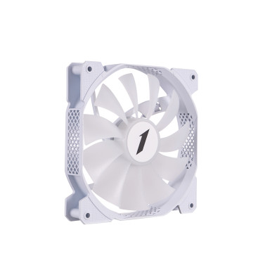 Вентилятор 1STPLAYER F1-PLUS White / 140mm FRGB 3pin 12V 900rpm 46.69cfm 21dBA / F1-PLUS-WH-3P / BULK