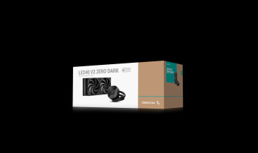 DEEPCOOL LE240 V2 ZERO DARK, LGA1851/1700/1200/115X/AM5/AM4, Black