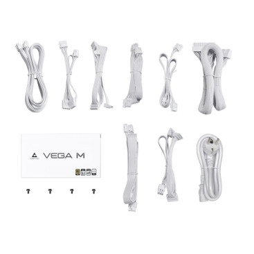Chieftec Vega M White, PPG-750-CW, ATX 3.1, 750W, 80 PLUS Gold, PCIe 5.1, White, PPG-750-CW