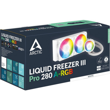 Arctic Liquid Freezer III Pro 280 A-RGB, LGA1851/1700/1200/115X/AM5/AM4, ACFRE00187A, белый