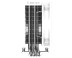 ID-COOLING SE-214-XT ARGB WHITE LGA1700/1200/115X/AM5/AM4 TDP 180W FAN 120mm