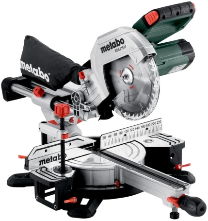 Торцовочная пила Metabo KGS 216 M, 1500Вт 5000об/мин d=216мм
