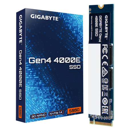 Gigabyte Gen4 4000E 500GB M.2 2280 PCIe Gen4x4 3600/3000 G440E500G