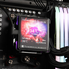 Thermalright Elite Vision 360 ARGB, LGA1700/1200/115X/AM5/AM4, Black
