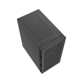 Powercase Mistral SM01 SI, mATX, 2x120mm, Black, CMMSM01-F2