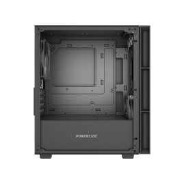 Powercase Mistral SM01 SI, mATX, 2x120mm, Black, CMMSM01-F2