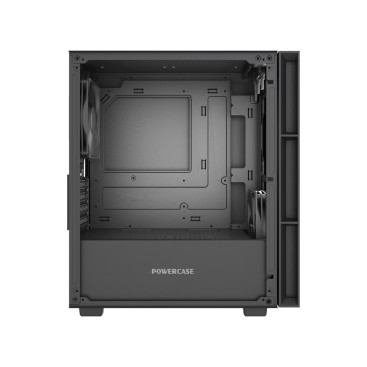 Powercase Mistral SM01 SI, mATX, 2x120mm, Black, CMMSM01-F2