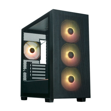 XASTRA A510M 4ARGB-UC, mATX, 4x120mm ARGB, Black, A510M-4FC12A-UC