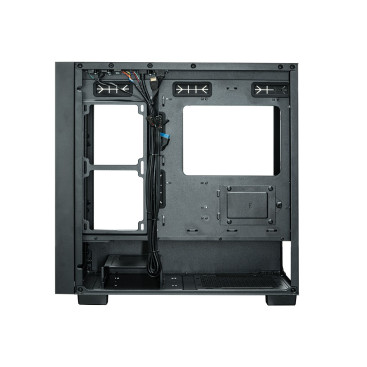 XASTRA A510M 4ARGB-UC, mATX, 4x120mm ARGB, Black, A510M-4FC12A-UC
