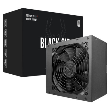 1STPLAYER BLACK.SIR 600W, ATX 2.4, 80 PLUS Standard, Black, SR-600W