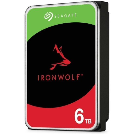 Seagate IronWolf 4KN 3.5" 6TB SATA 6Gb/s 5400rpm 256MB ST6000VN006