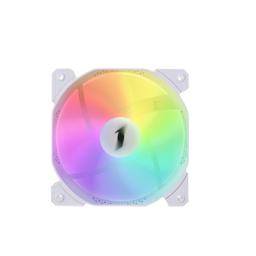 Вентилятор 1STPLAYER F7 White / 120mm ARGB 3pin 5V PWM 4pin 12V 600-1800rpm 56.34cfm 36.99dBA / F7-WH / BULK