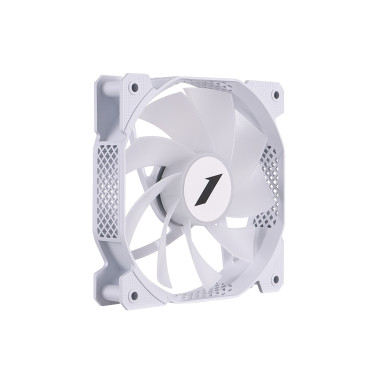 Вентилятор 1STPLAYER F7 White / 120mm ARGB 3pin 5V PWM 4pin 12V 600-1800rpm 56.34cfm 36.99dBA / F7-WH / BULK