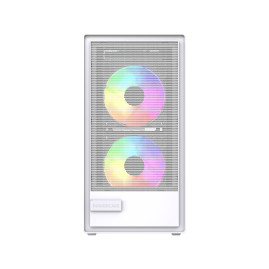 Powercase Mistral SM02 ARGB, mATX, 3x120mm ARGB, White, CMMSM02W-A3