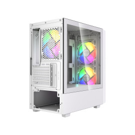 Powercase Mistral SM02 ARGB, mATX, 3x120mm ARGB, White, CMMSM02W-A3