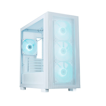 XASTRA A510M 4ARGB-UC, mATX, 4x120mm ARGB, White, A510M-4FC12A-UC-WH