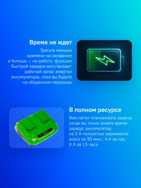 Зарядное устройство Greenworks G40UC8 (2938807)