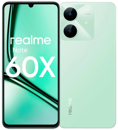 realme Note 60x 3/64 ГБ зеленый