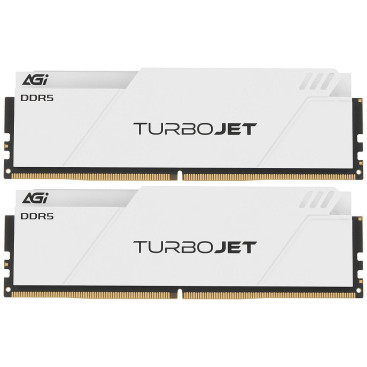 AGI Turbojet RGB White 32GB (2x16GB) DDR5 6400MHz AGI6IPD16UD858-DC