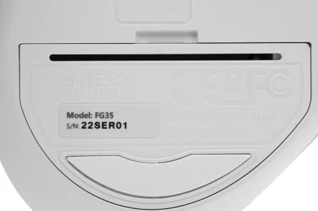 A4Tech Fstyler FG35, беспроводная, 2000dpi, розовый/белый