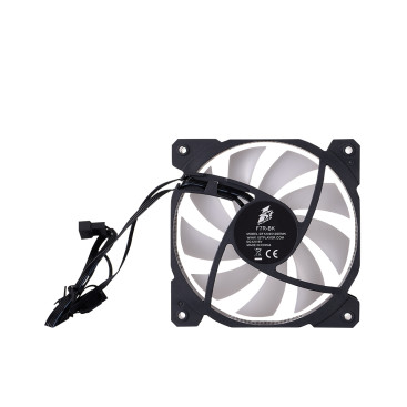Вентилятор 1STPLAYER F7R Black / 120mm Reverse ARGB 3pin 5V PWM 4pin 12V 600-1800rpm 56.34cfm 36.99dBA / F7R-BK / BULK
