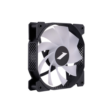 Вентилятор 1STPLAYER F7R Black / 120mm Reverse ARGB 3pin 5V PWM 4pin 12V 600-1800rpm 56.34cfm 36.99dBA / F7R-BK / BULK
