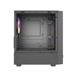 Powercase Mistral SM02 ARGB, mATX, 3x120mm ARGB, Black, CMMSM02B-A3