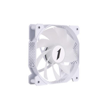 Вентилятор 1STPLAYER F7R White / 120mm Reverse ARGB 3pin 5V PWM 4pin 12V 600-1800rpm 56.34cfm 36.99dBA / F7R-WH / BULK