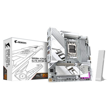 Gigabyte B850M AORUS ELITE WIFI6E ICE socket AM5