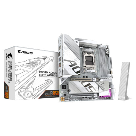 Gigabyte B850M AORUS ELITE WIFI6E ICE socket AM5