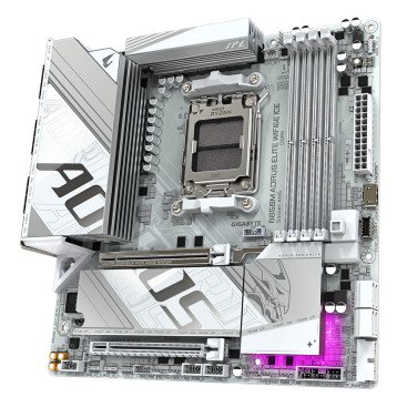 Gigabyte B850M AORUS ELITE WIFI6E ICE socket AM5