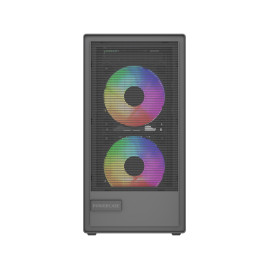 Powercase Mistral SM02, mATX, 3x120mm FRGB, Black, CMMSM02B-L3