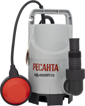 Насос дренажный Ресанта НД-8000П/35 350Вт 8000л/час (77/2/1)