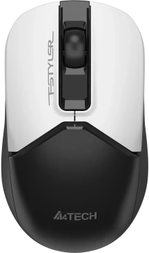 A4Tech Fstyler FG12S Panda, беспроводная, 1200dpi, белый/черный