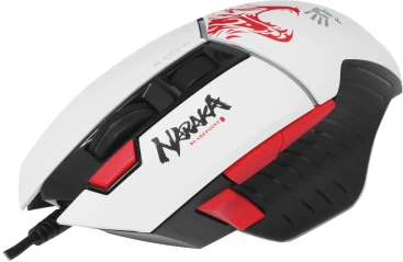 A4Tech Bloody W95 Max Naraka, проводная, 12000dpi, белый/рисунок