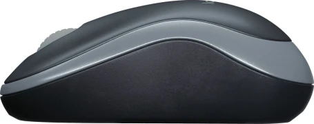 Logitech M185, беспроводная, 1000dpi, черный/серый