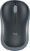 Logitech M185, беспроводная, 1000dpi, черный/серый